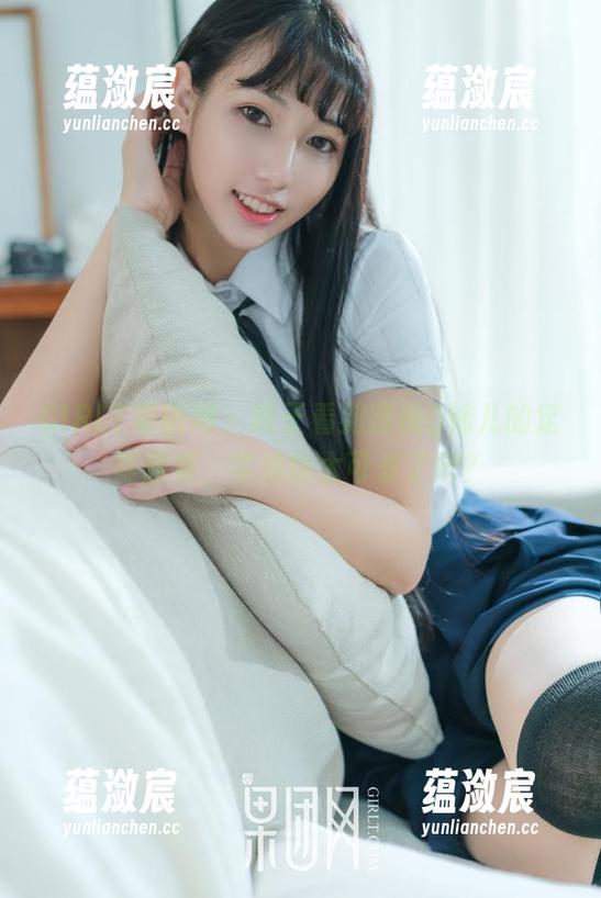 GIRLT果团网 - 终于看到蜜桃Q妹儿的定制图集，学妹也太可爱了吧？