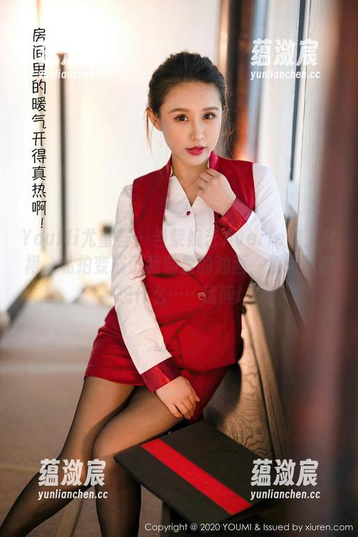 YouMi尤蜜荟-柴婉艺Averie YouMi尤蜜荟 - 当柴婉艺Averie穿上白裙,私拍变成了我脑里的油画,别问我在想什么……迷醉!