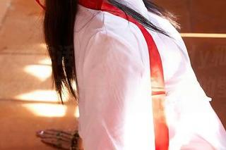 蜜桃社 – 说实话，谢芷馨Sindy和服合影，我恨不得立马变成一张超美的壁纸！